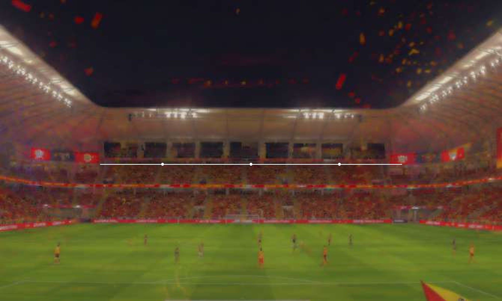 Stadium activity and crowd energy, view from VISTAH